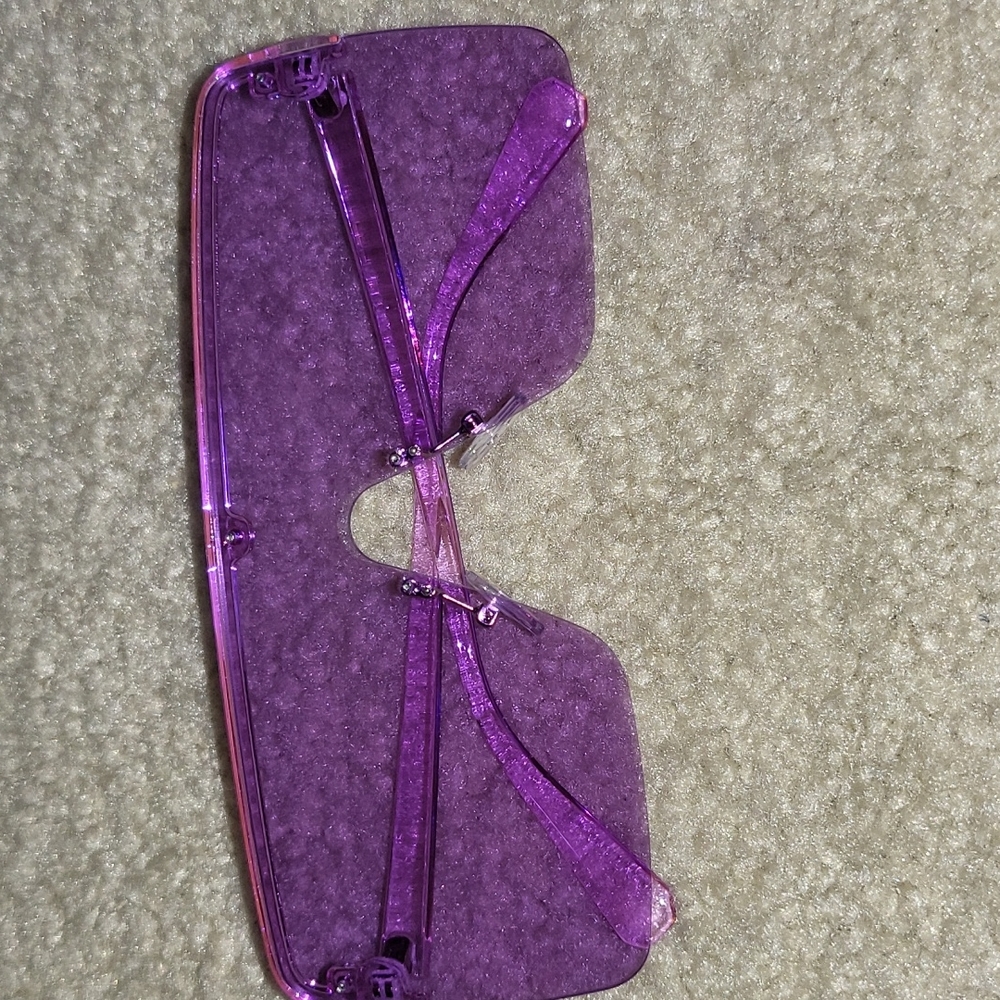 Purple Big Frame Sunglasses